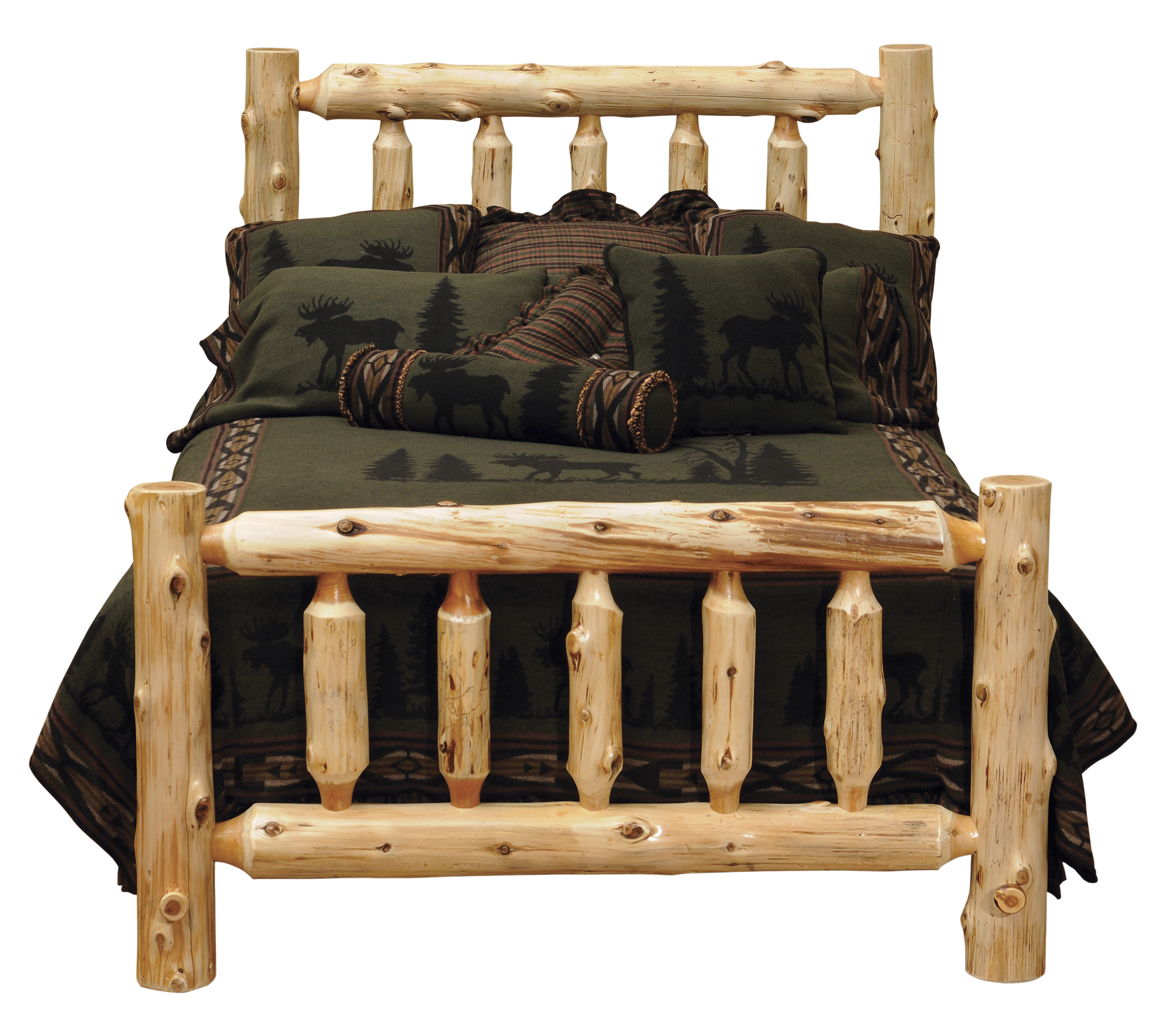 Fireside Lodge Furniture Cedar Log Beds | Bass Pro Shops